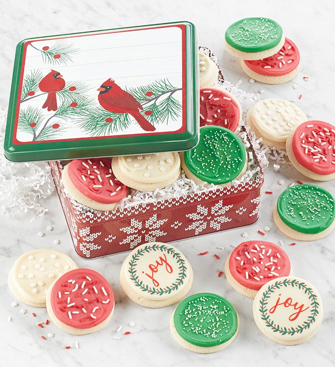 Holiday Cut-out Cookie Gift Tin
